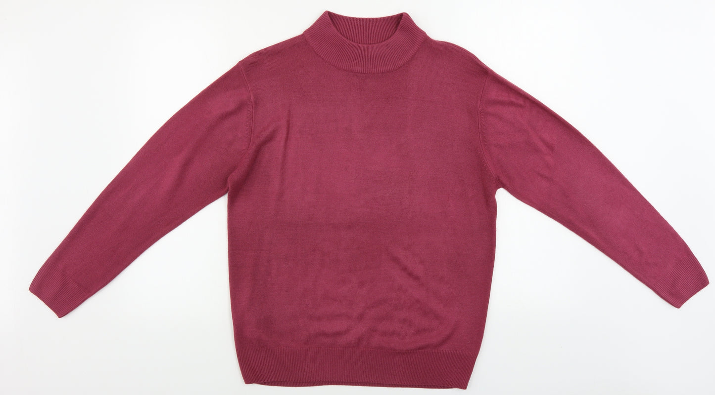 isabella Mens Purple   Pullover Jumper Size S