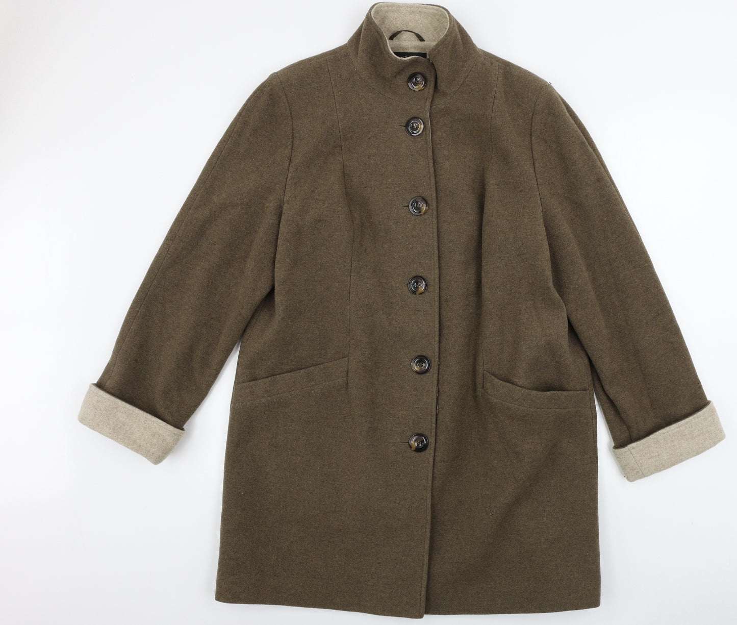 BHS  Womens Brown   Jacket Coat Size 16