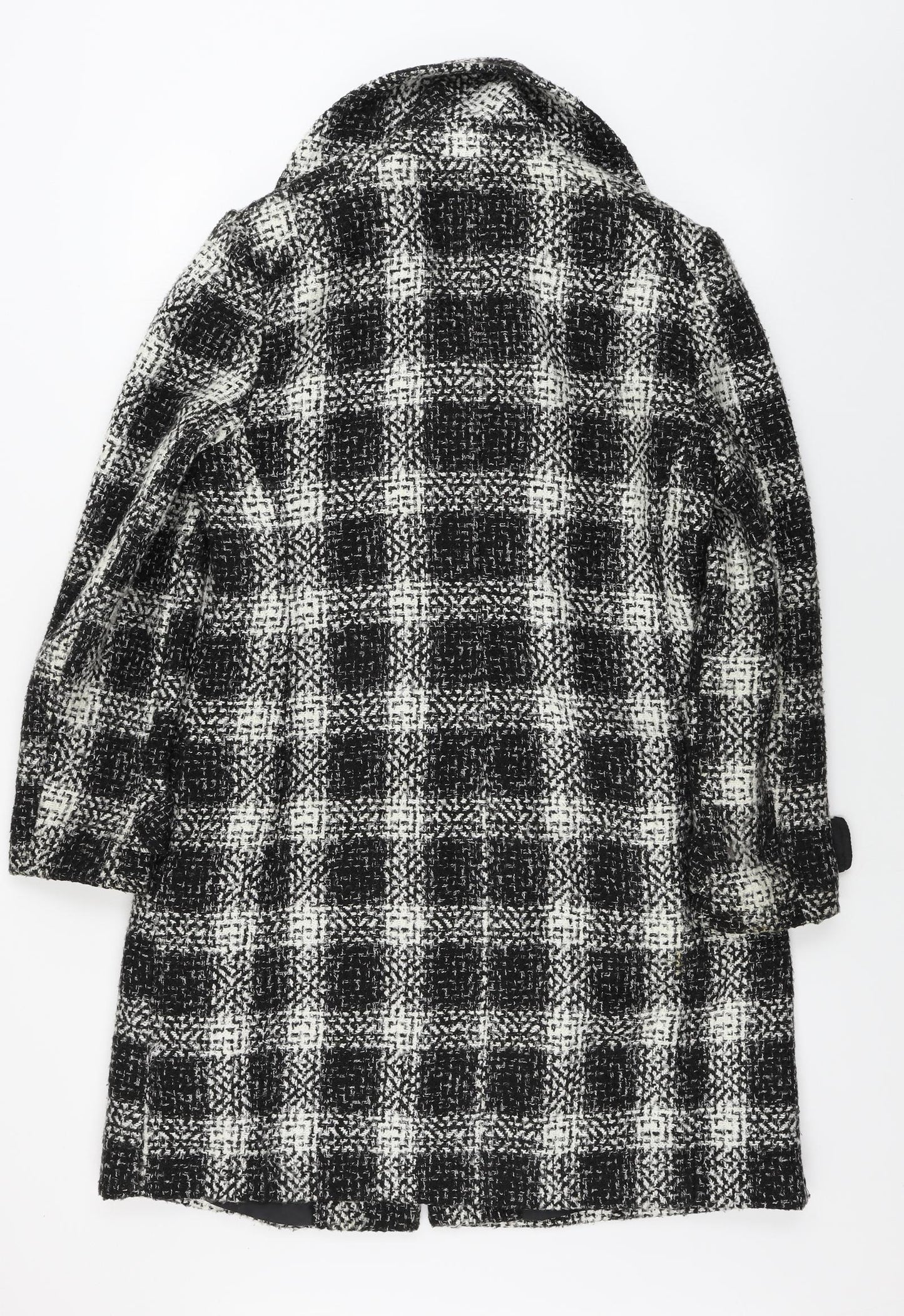 Debenhams  Womens Beige Check  Jacket Coat Size 14