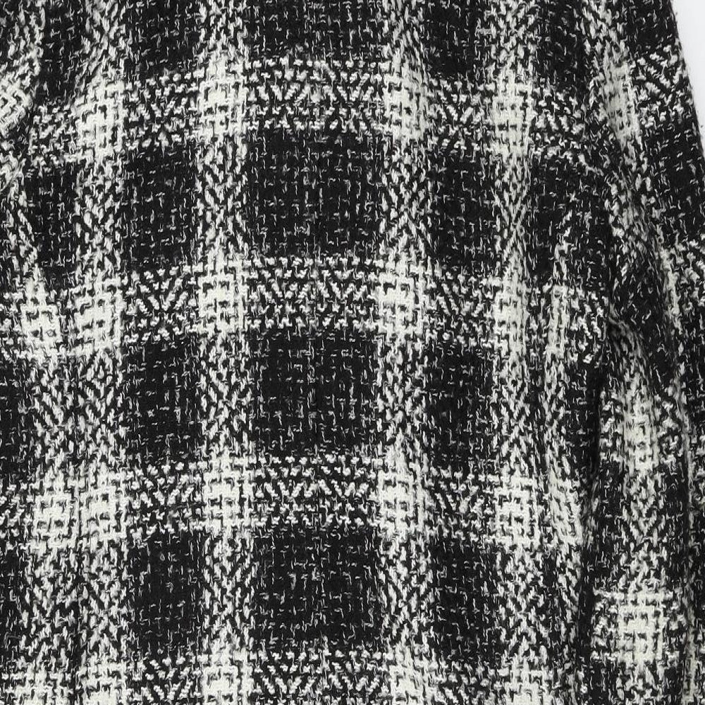 Debenhams  Womens Beige Check  Jacket Coat Size 14