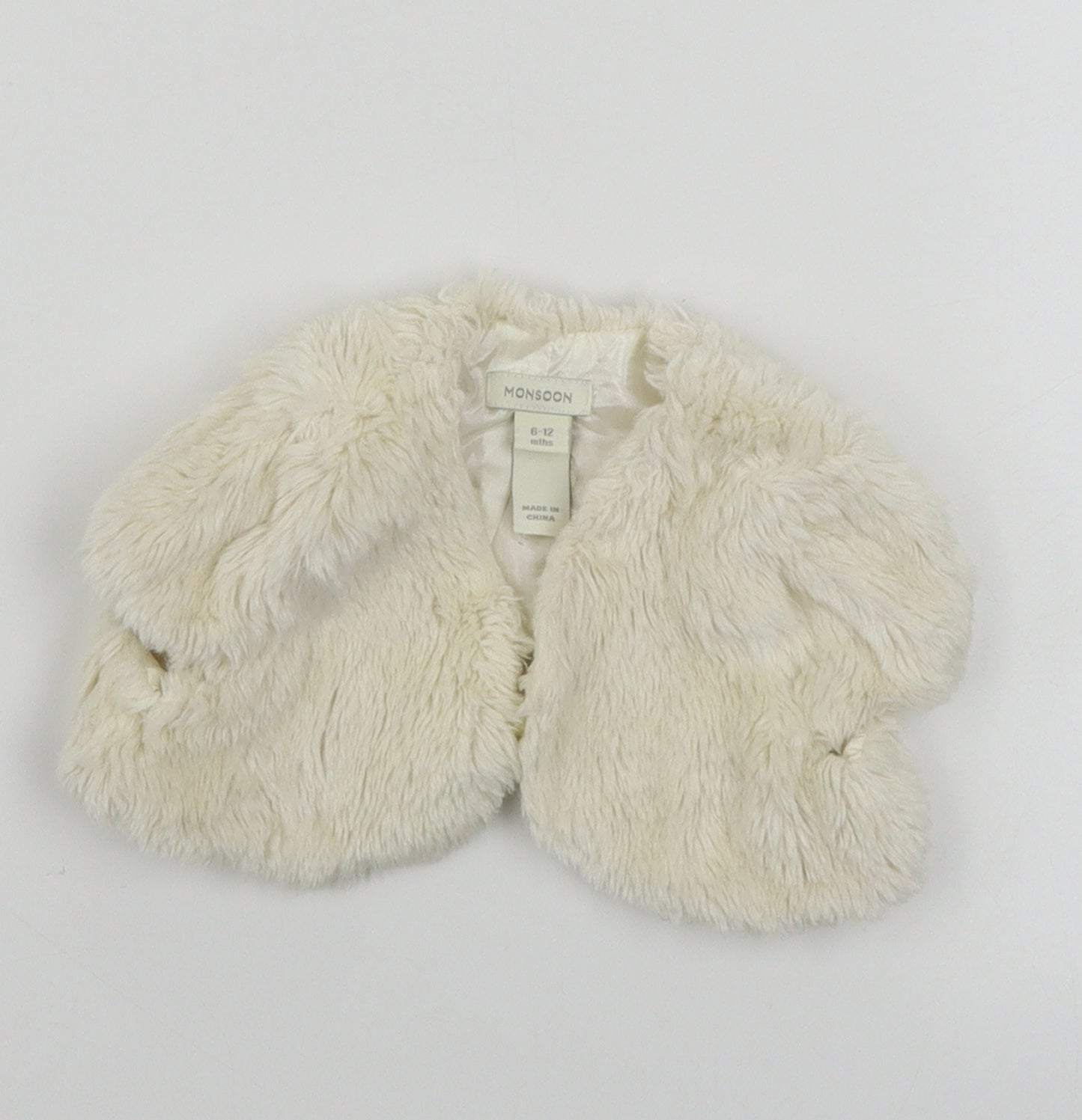 Monsoon  Girls Beige   Cardigan Jumper Size 9-12 Months