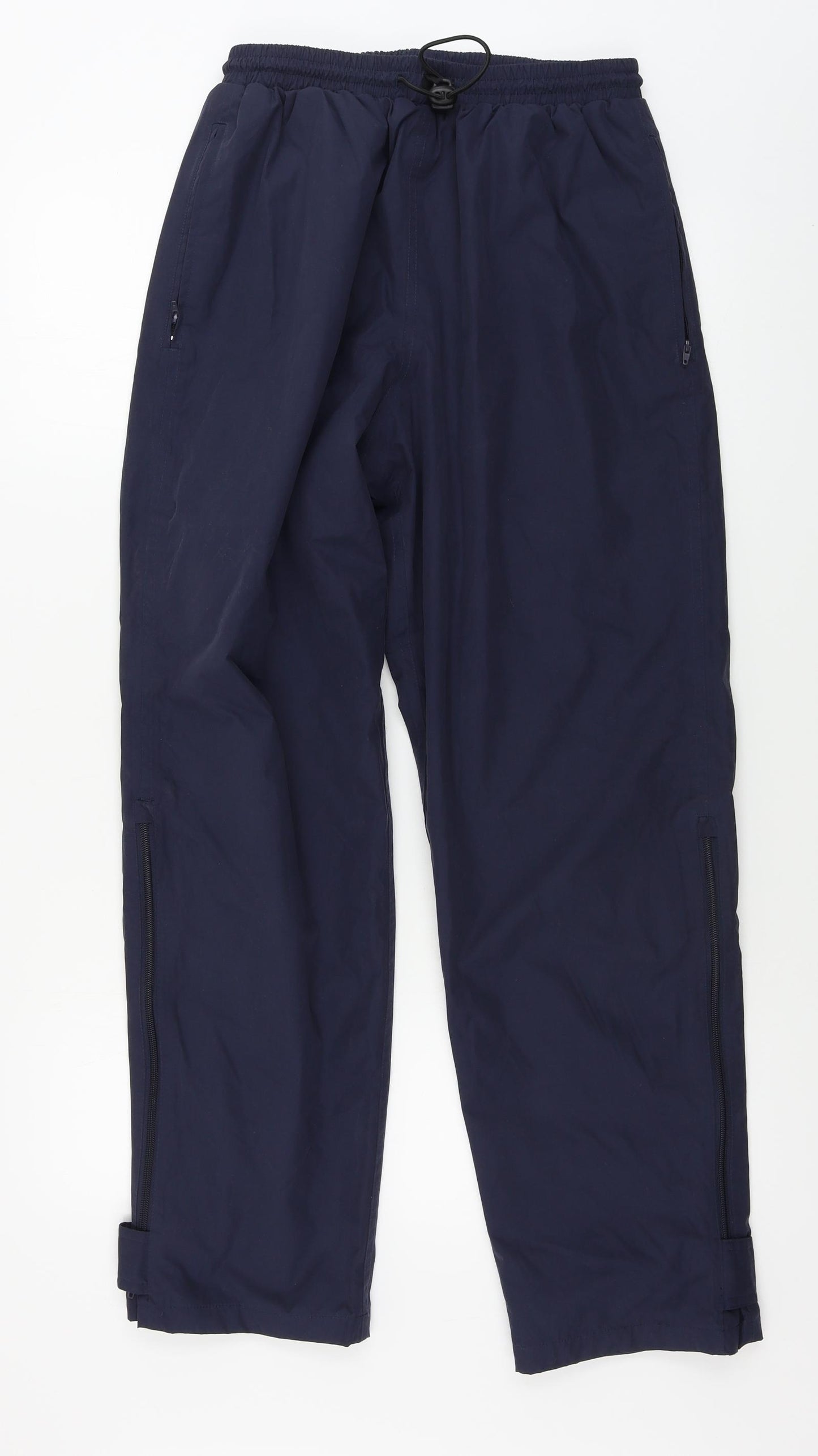 Wynnster  Womens Blue   Rain Trousers Trousers Size 12 L28 in