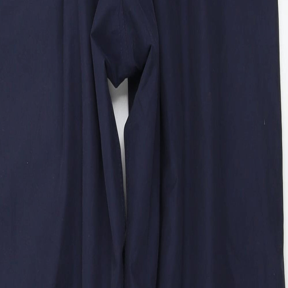 Wynnster  Womens Blue   Rain Trousers Trousers Size 12 L28 in