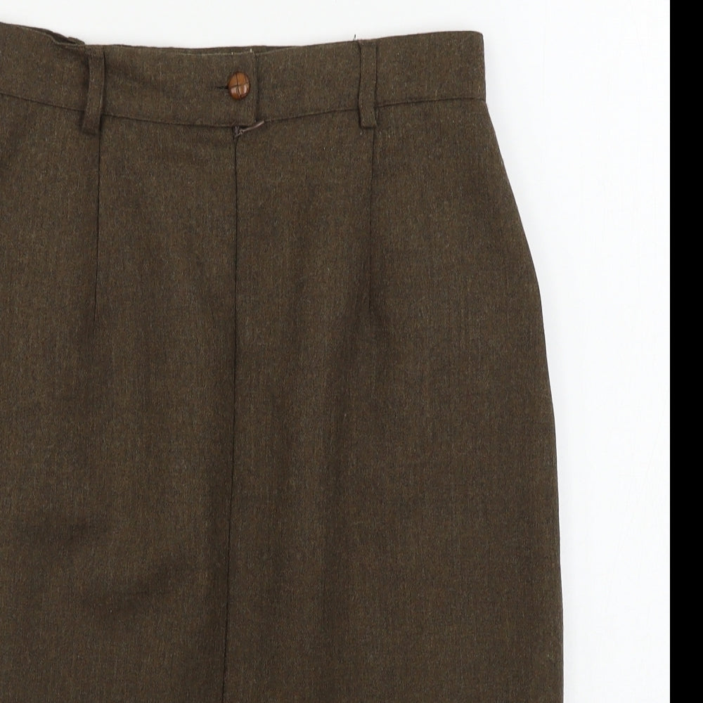 Preworn  Womens Brown   Bandage Skirt Size 10