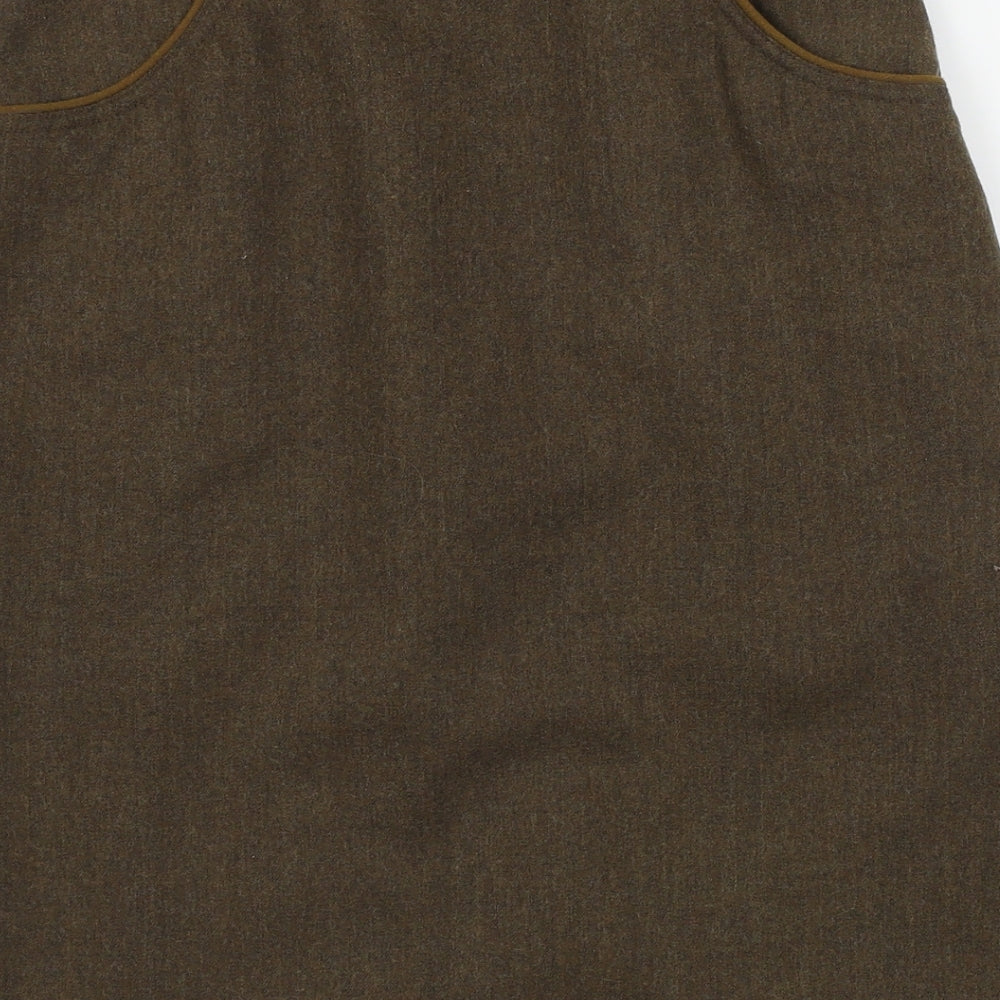 Preworn  Womens Brown   Bandage Skirt Size 10