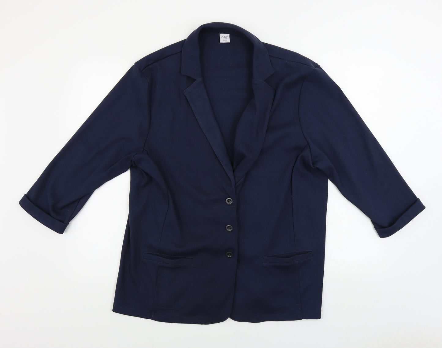 Cotton Traders  Womens Blue   Jacket Coat Size 20