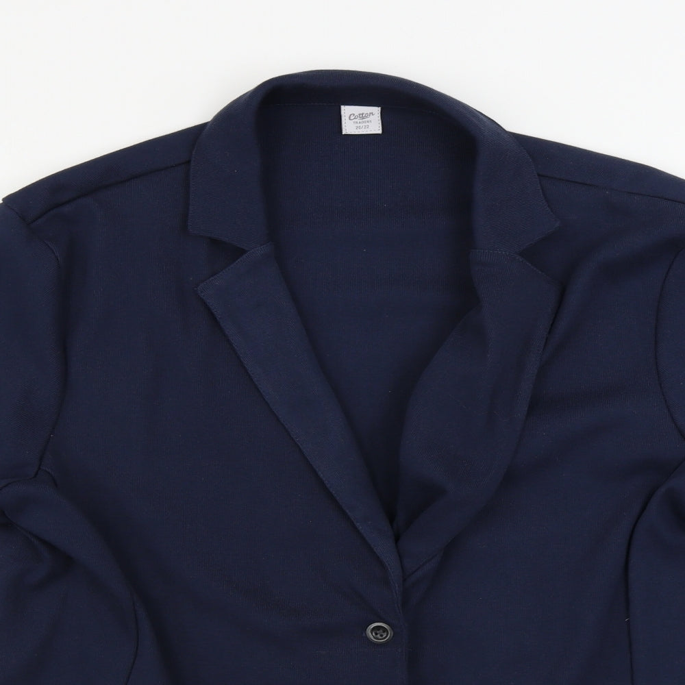 Cotton Traders  Womens Blue   Jacket Coat Size 20