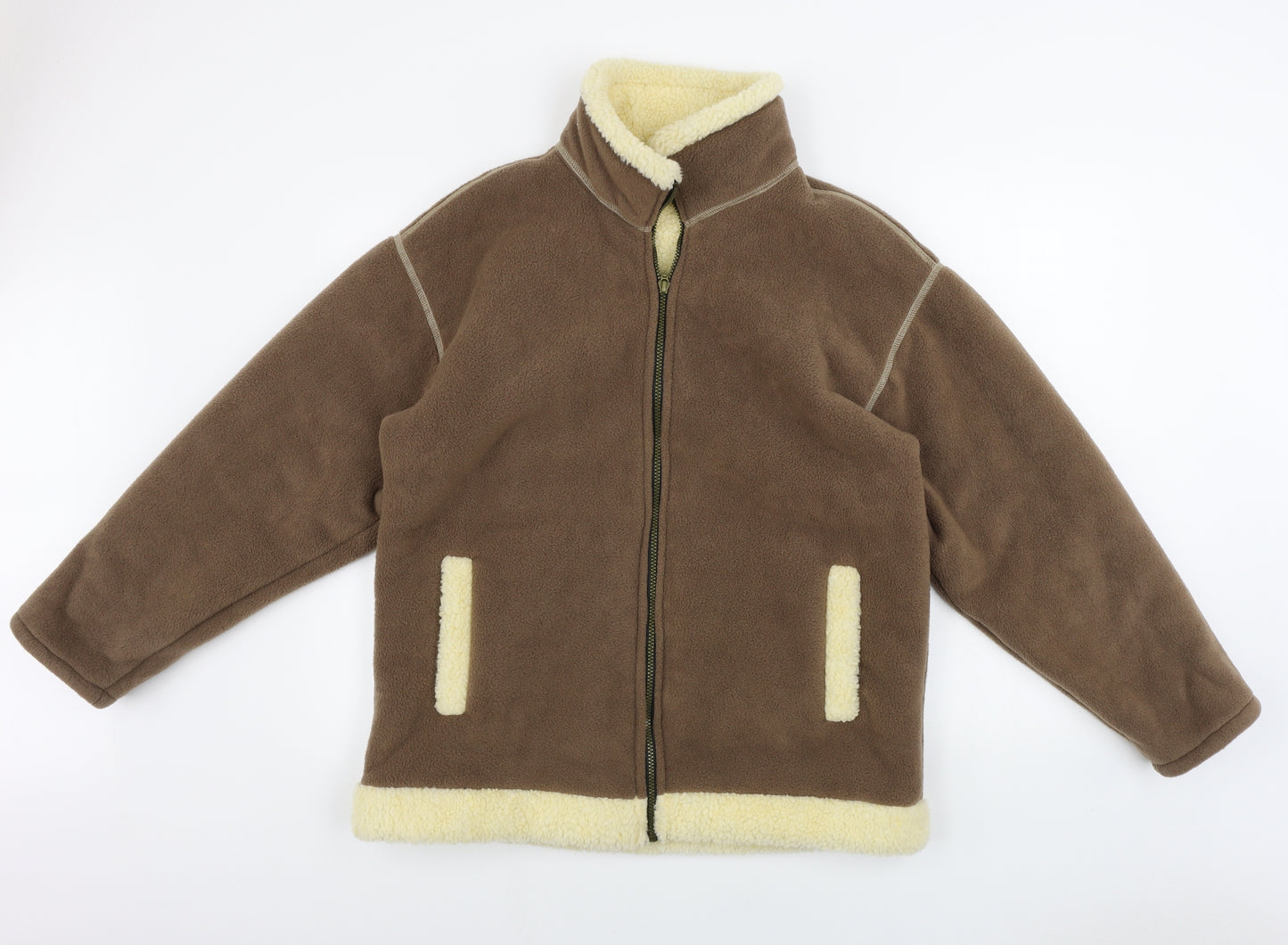 Preworn Womens Brown   Jacket Coat Size M