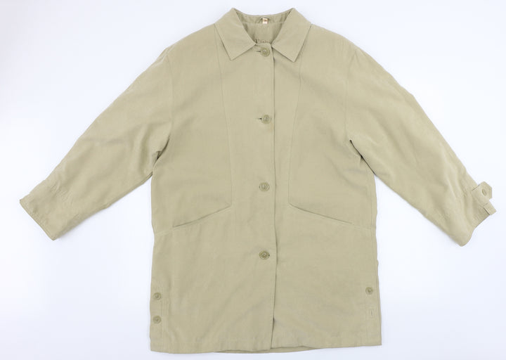 Bonmarché Womens Beige Jacket Coat Size 14