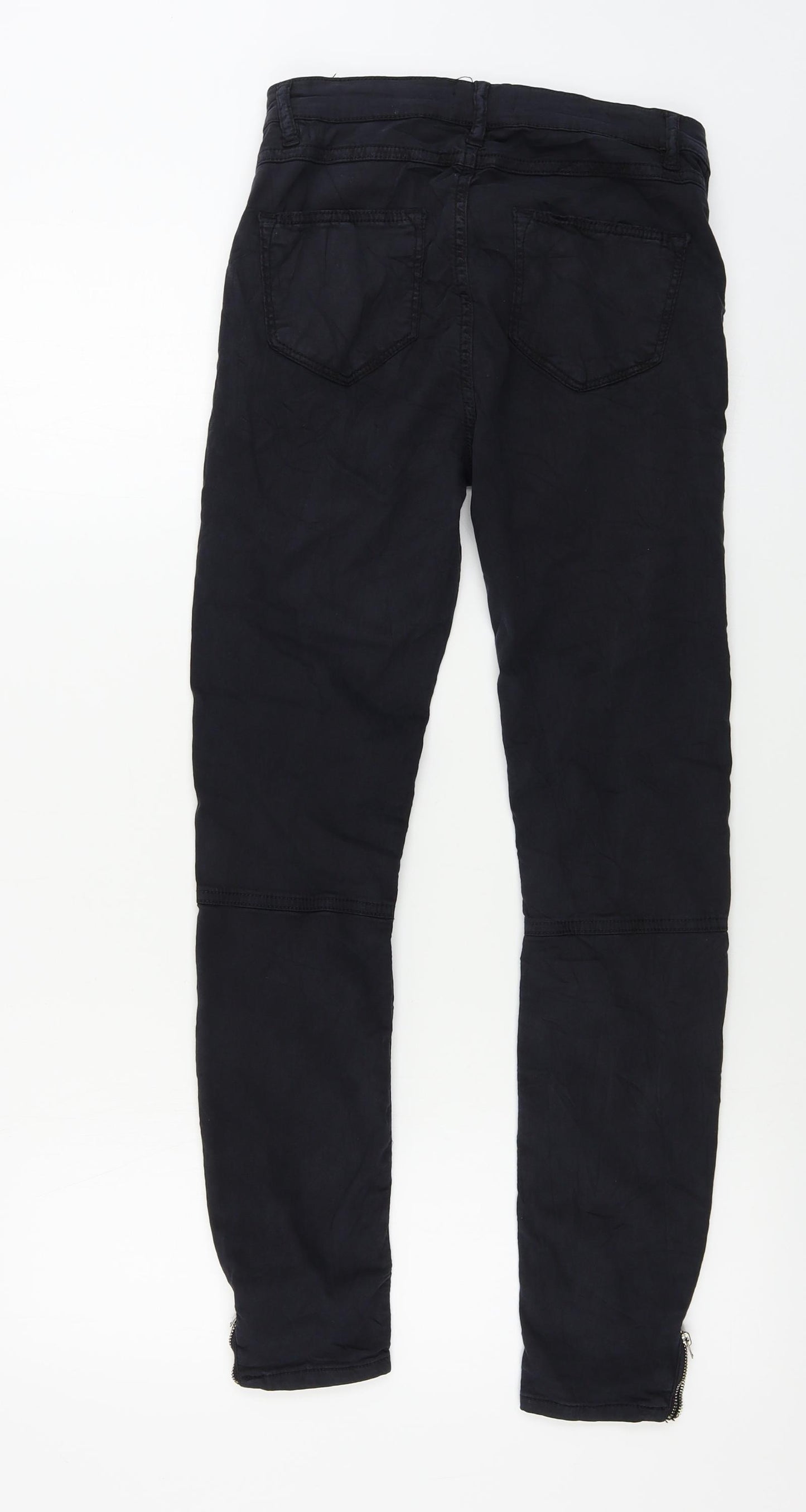 Zara Womens Blue   Trousers  Size 6 L25 in