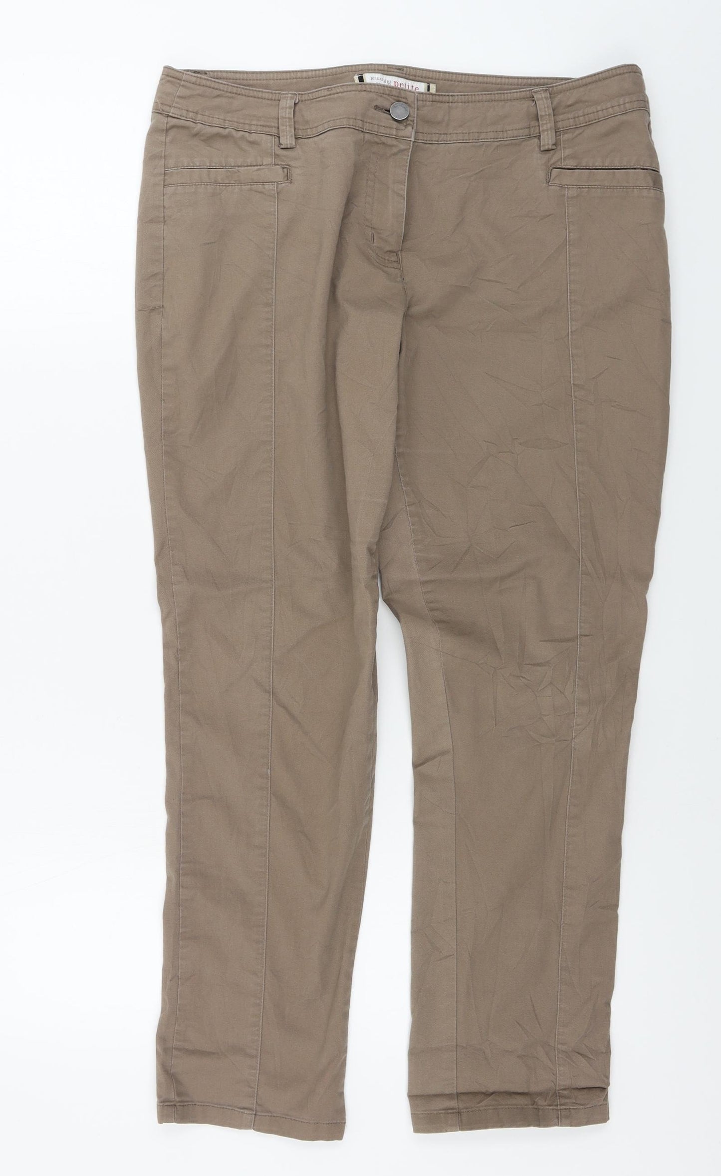 Debenhams  Womens Brown   Trousers  Size 14 L25 in