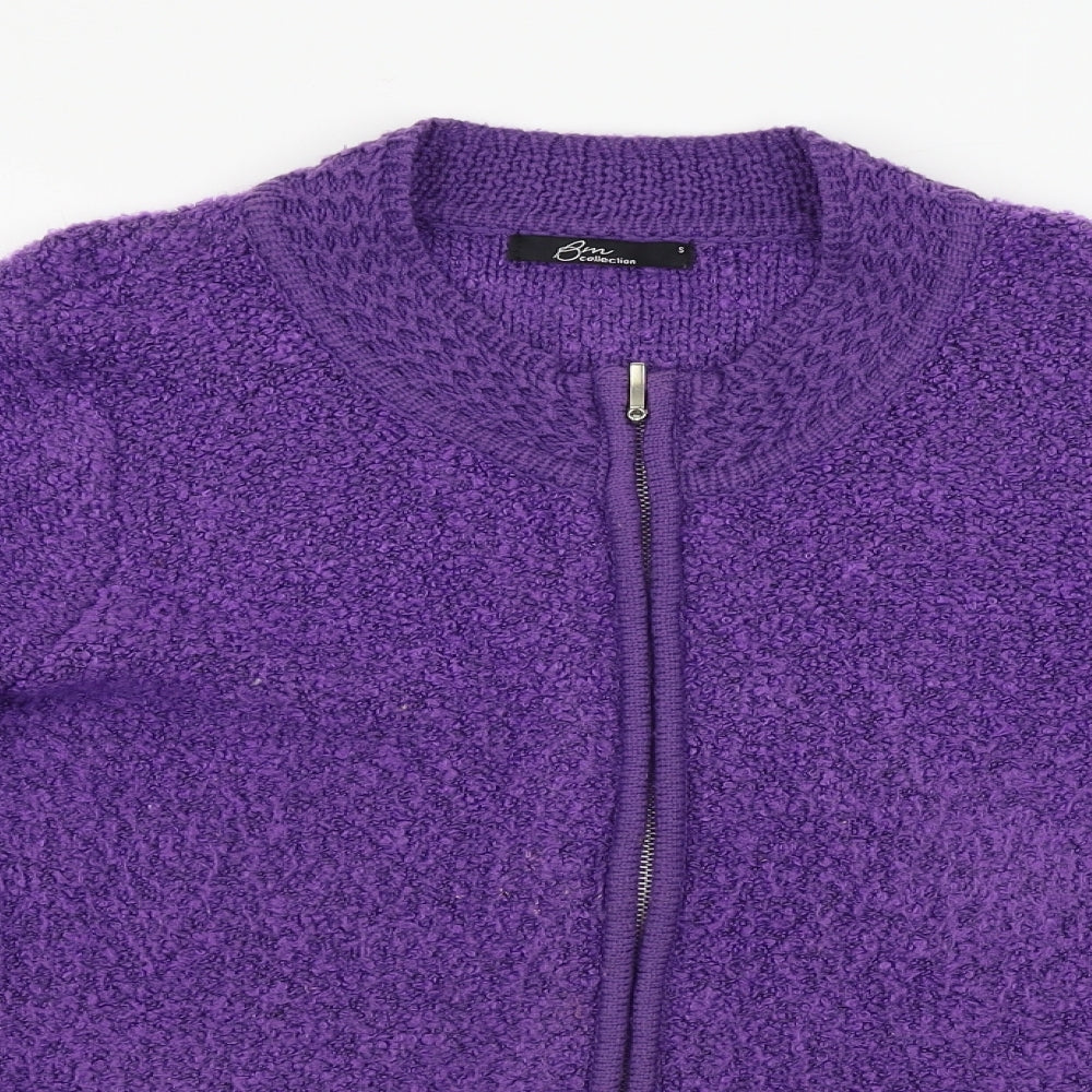bm collection   Womens Purple   Jacket Coat Size S