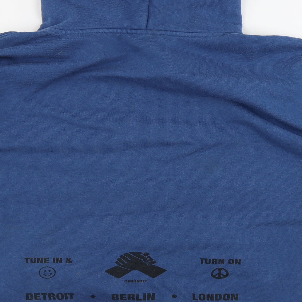 Carhartt  Mens Blue   Pullover Hoodie Size XL