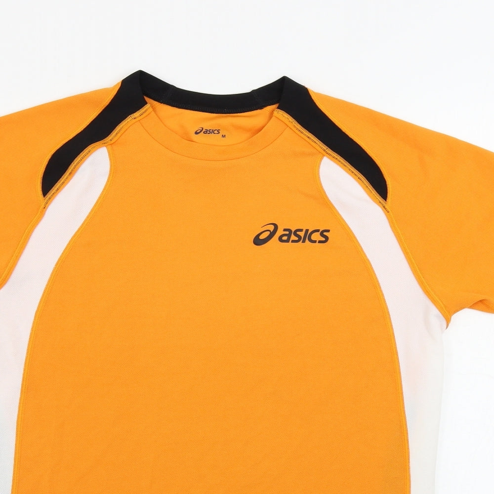 ASICS Mens Orange    T-Shirt Size M
