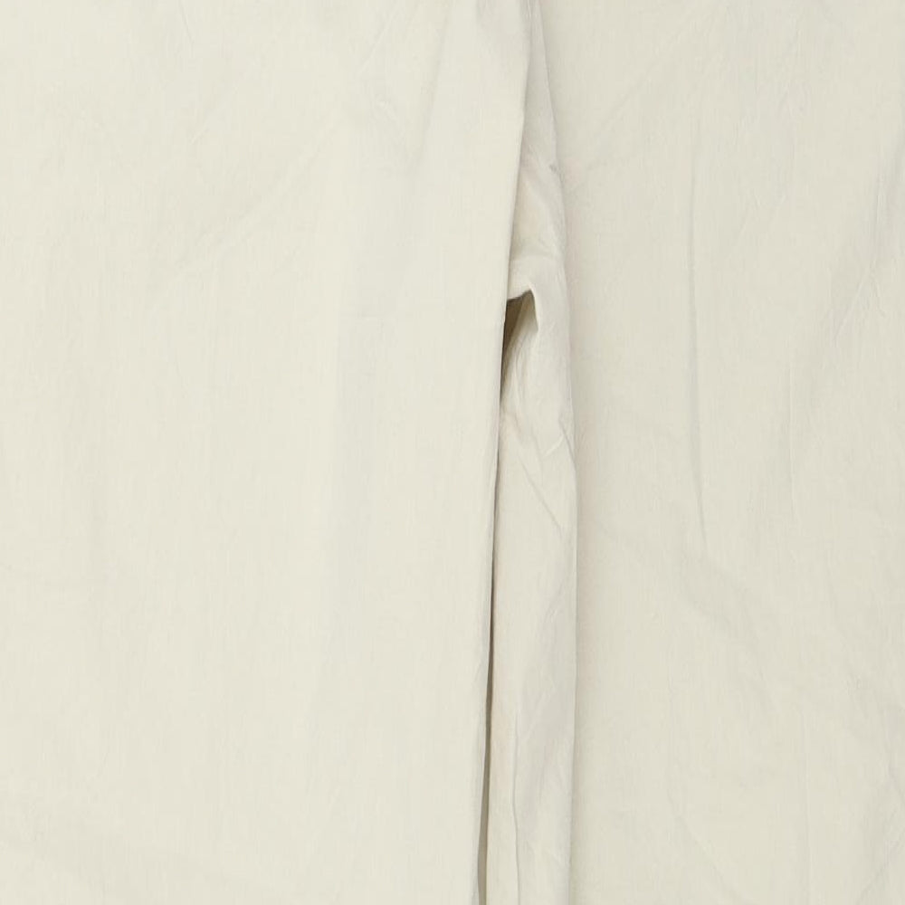Marks and Spencer  Womens Beige   Trousers  Size 16 L28 in