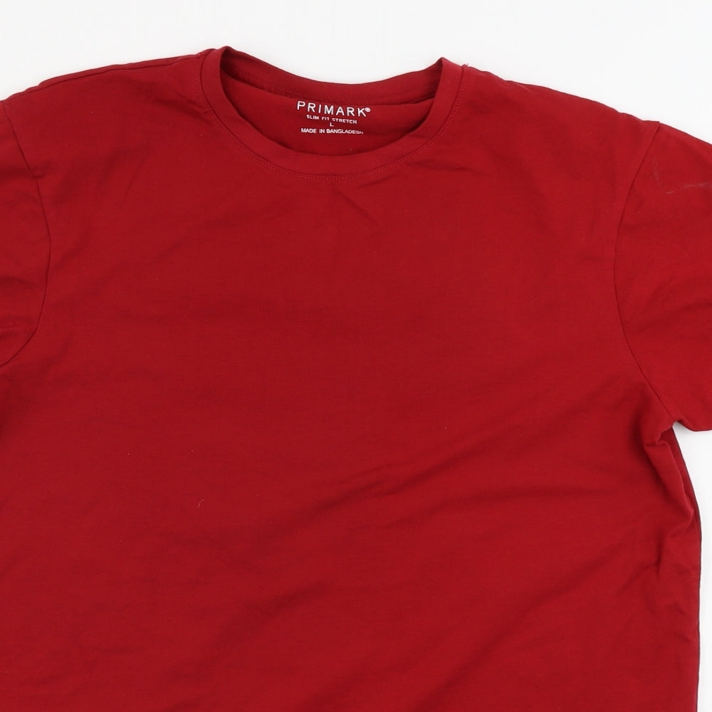 Primark  Womens Red   Basic T-Shirt Size L