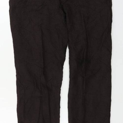 Preworn  Womens Brown   Trousers  Size 34 in L29 in
