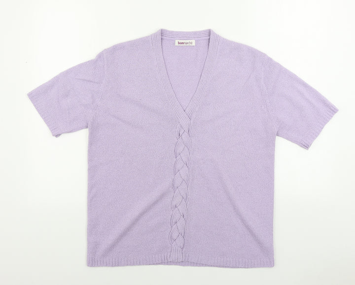 Bonmarché  Womens Purple   Pullover Jumper Size S