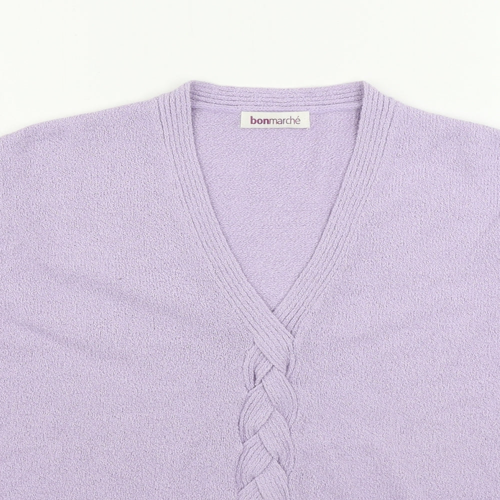 Bonmarché  Womens Purple   Pullover Jumper Size S