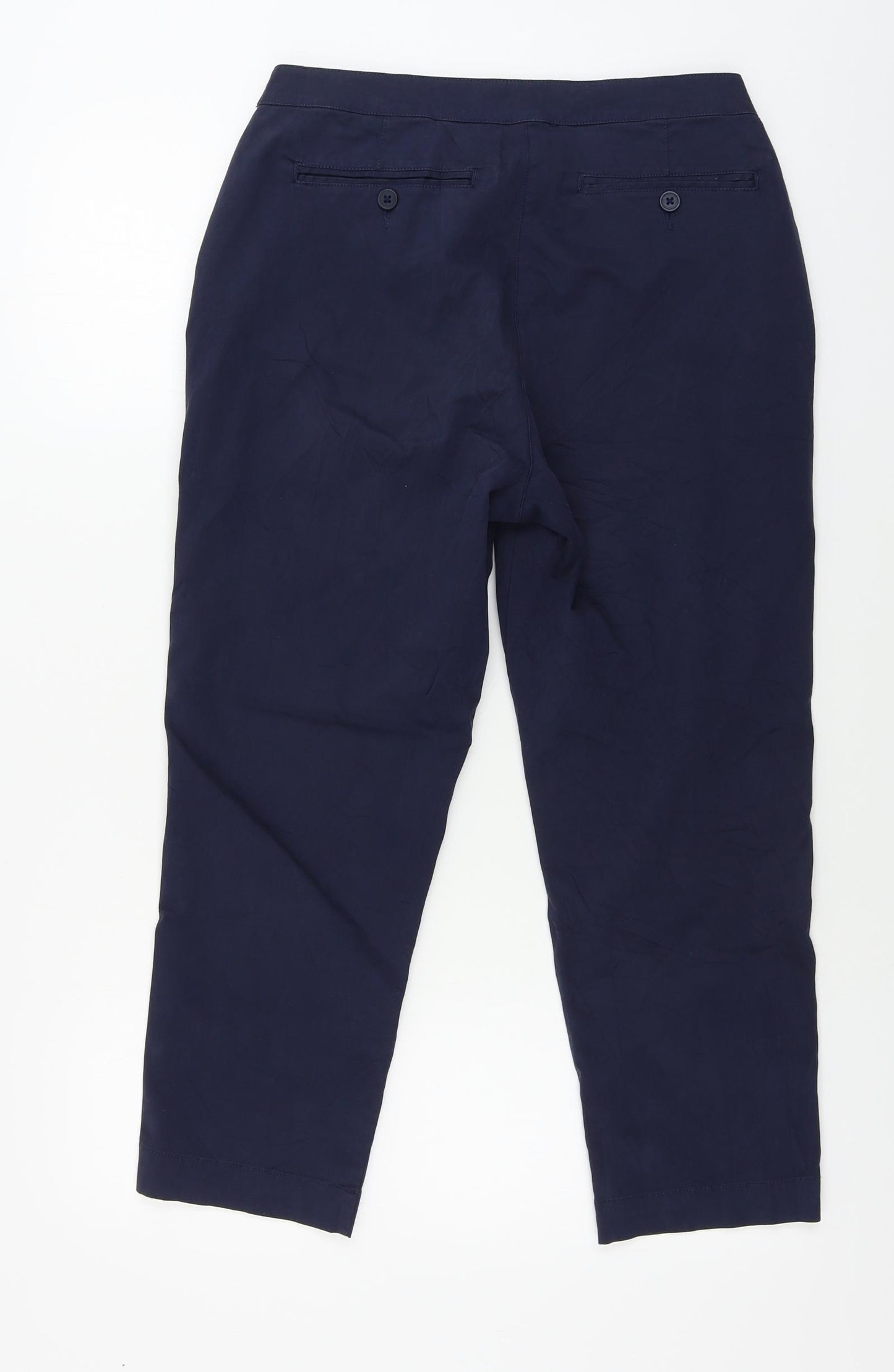 John Lewis  Womens Blue   Trousers  Size 10 L22 in