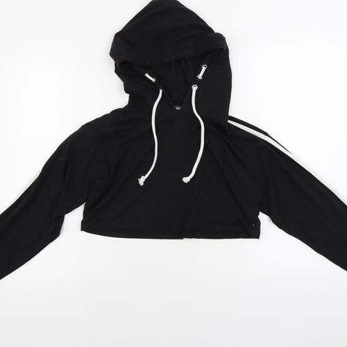 Missguided  Womens Black   Pullover Hoodie Size 14