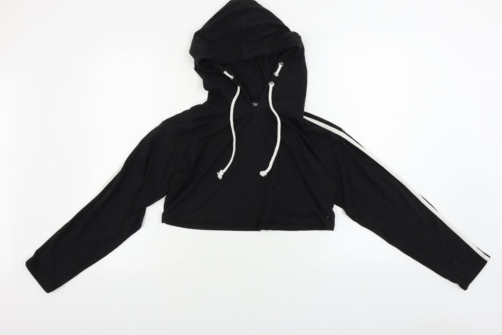Missguided Womens Black Pullover Hoodie Size 14