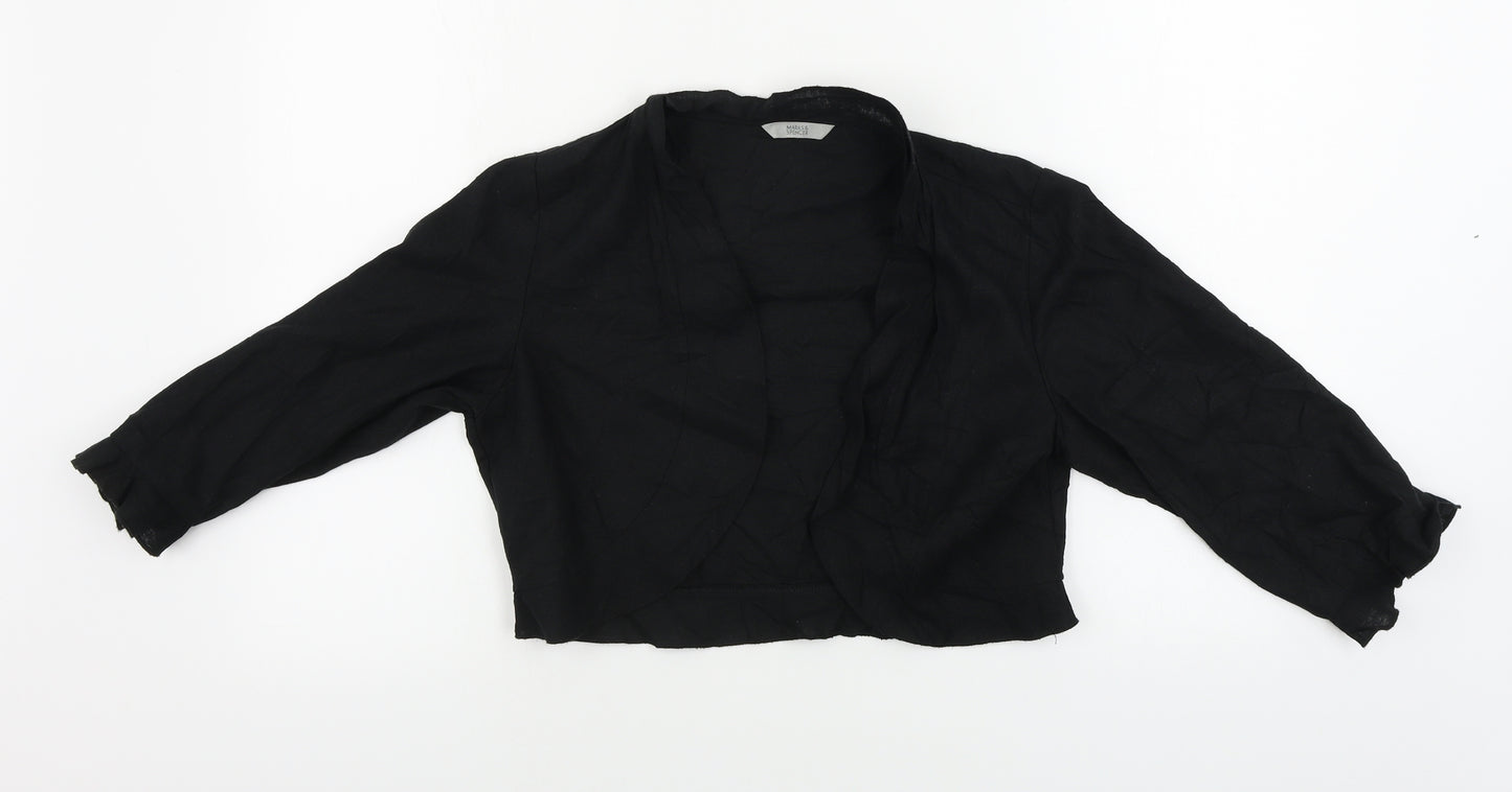 Marks and Spencer  Womens Black   Cardigan Jumper Size 14