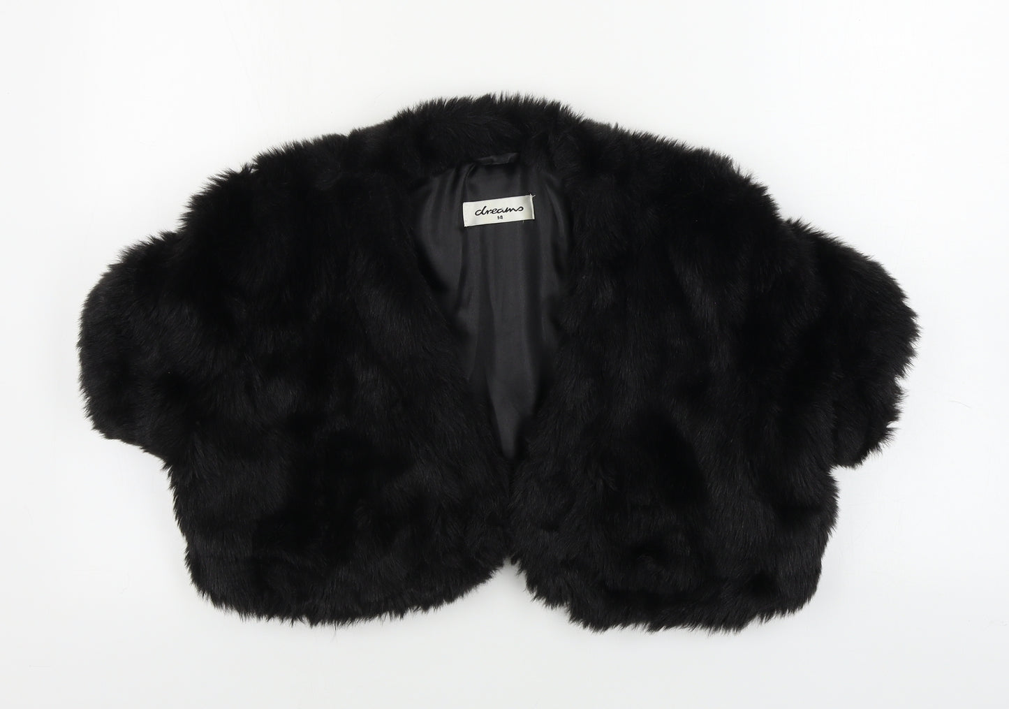 Dreams  Womens Black   Jacket Coat Size 14