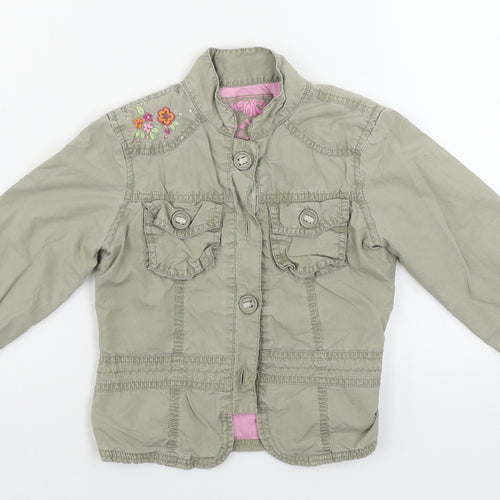 Cherokee  Girls Beige   Basic Button-Up Size 5-6 Years