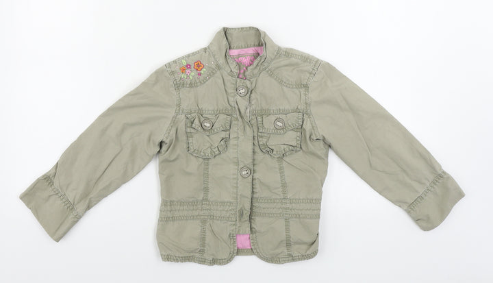 Cherokee  Girls Beige   Basic Button-Up Size 5-6 Years