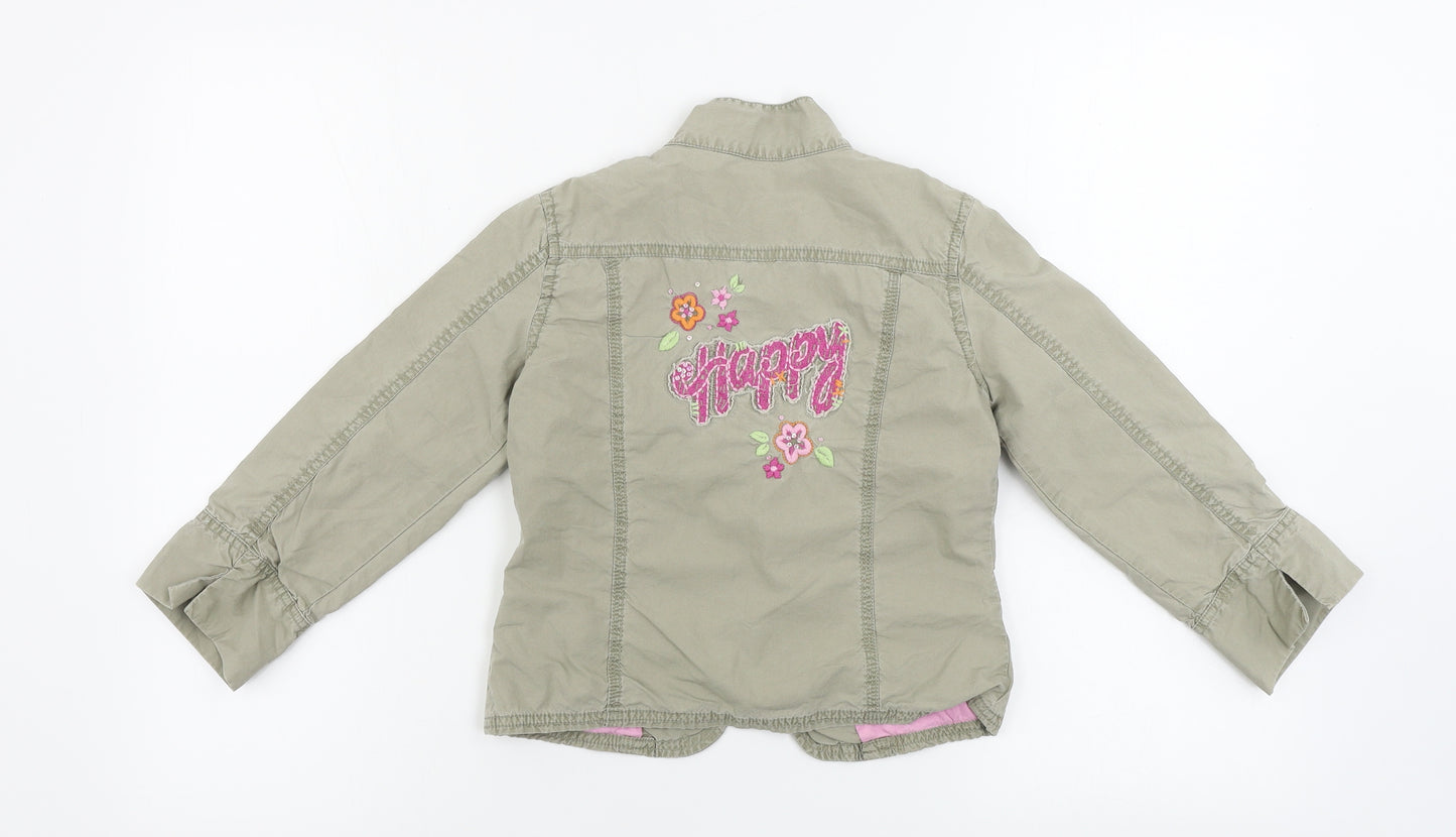 Cherokee  Girls Beige   Basic Button-Up Size 5-6 Years