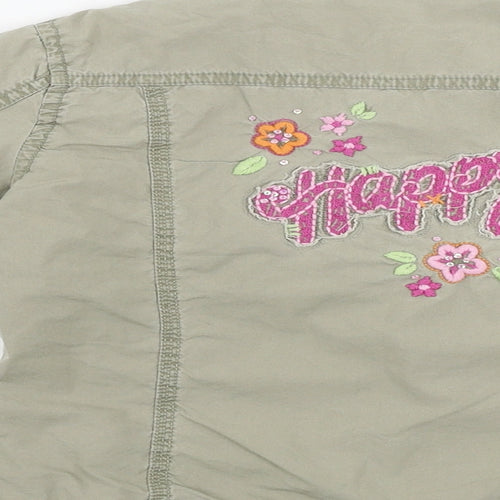 Cherokee  Girls Beige   Basic Button-Up Size 5-6 Years
