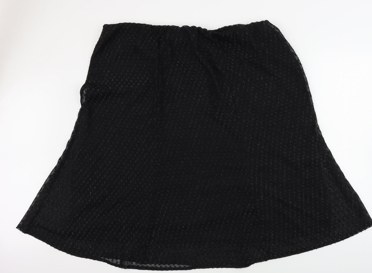 Bonmarché  Womens Black   A-Line Skirt Size 24