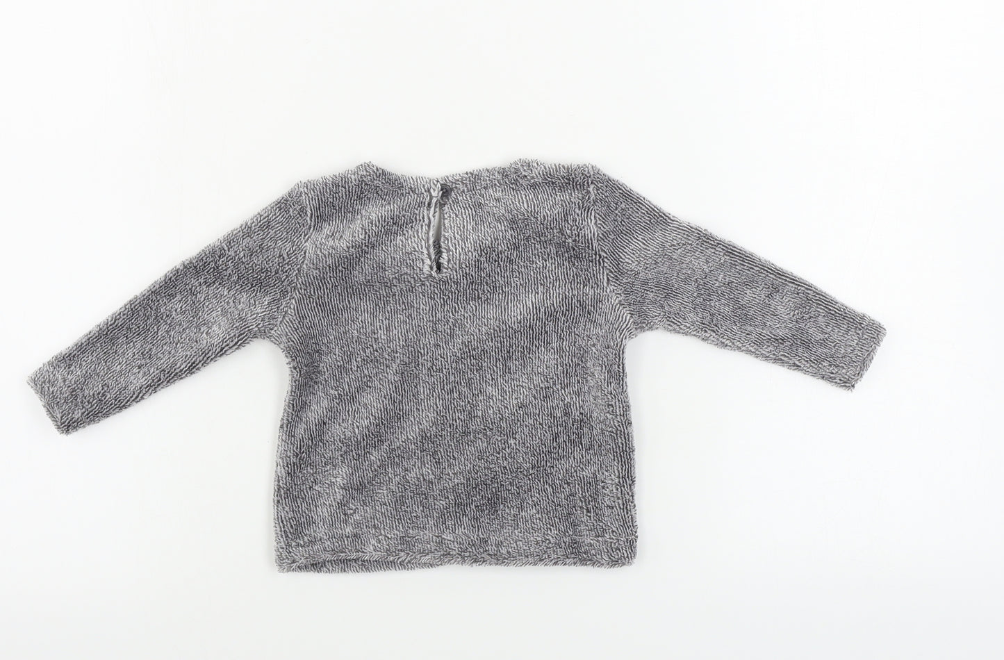 lily&dan   Boys Grey   Pullover Jumper Size 9-12 Months