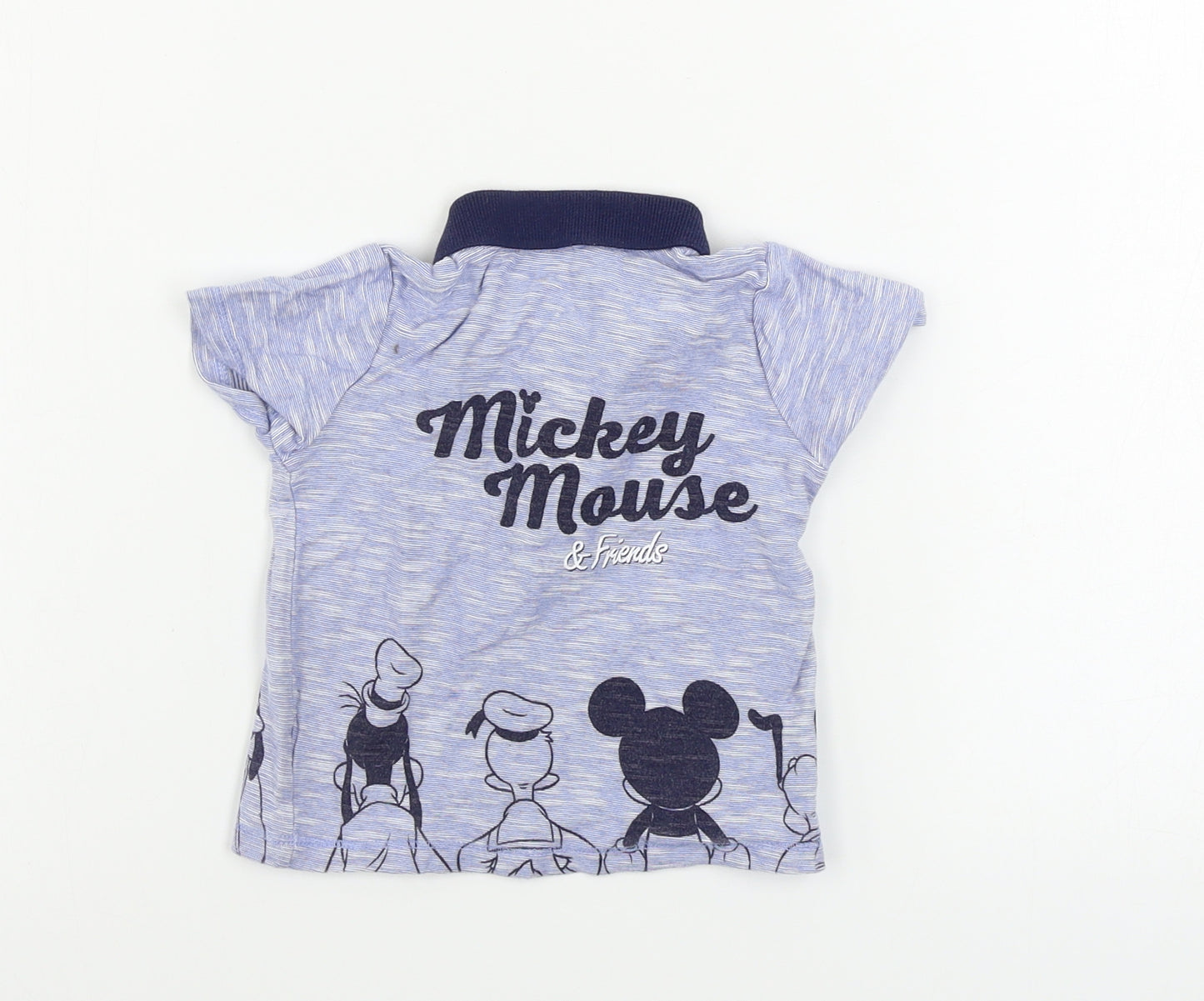 George  Boys Blue   Basic Polo Size 3-6 Months