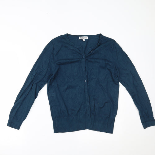 Debenhams Womens Blue   Cardigan Jumper Size 16