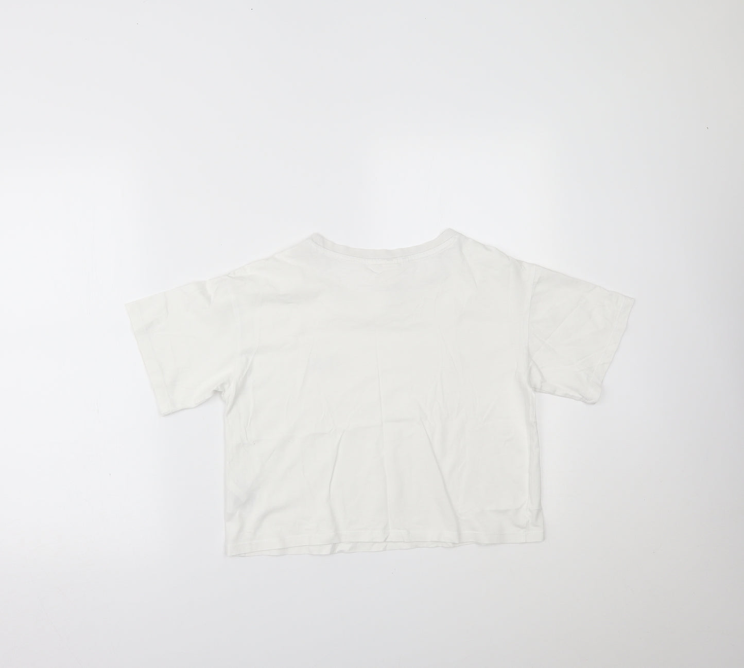 H&M Girls White   Basic T-Shirt Size 13-14 Years