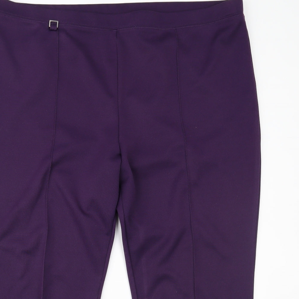 Wardrobe Essentials Womens Purple   Trousers  Size 26 L22.5 in