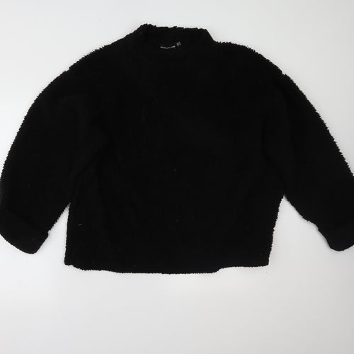 PRETTYLITTLETHING Womens Black   Pullover Jumper Size 10