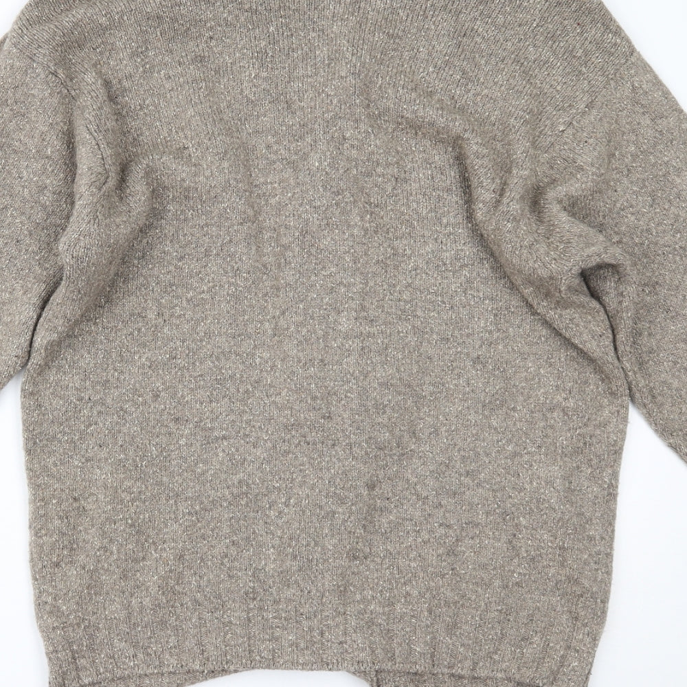 Marks and Spencer Womens Beige   Cardigan Jumper Size M