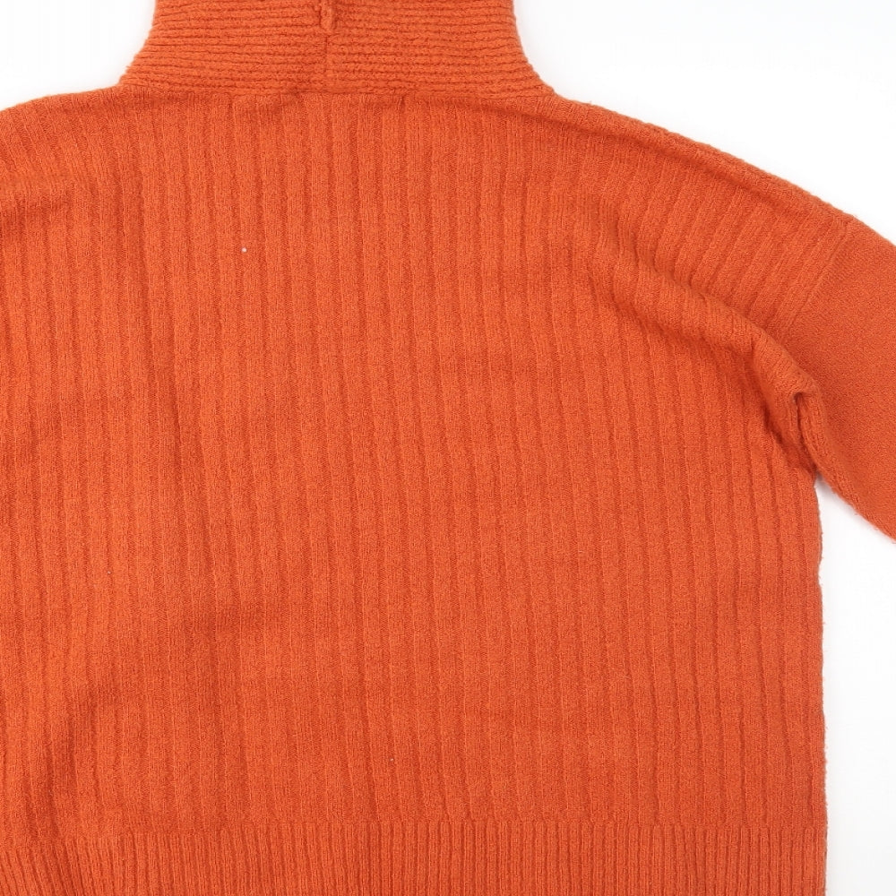 Wallis Womens Orange   Pullover Jumper Size M