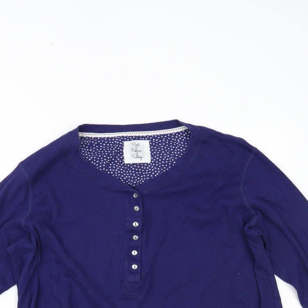 Marks and Spencer Womens Purple   Top Pyjama Top Size 18