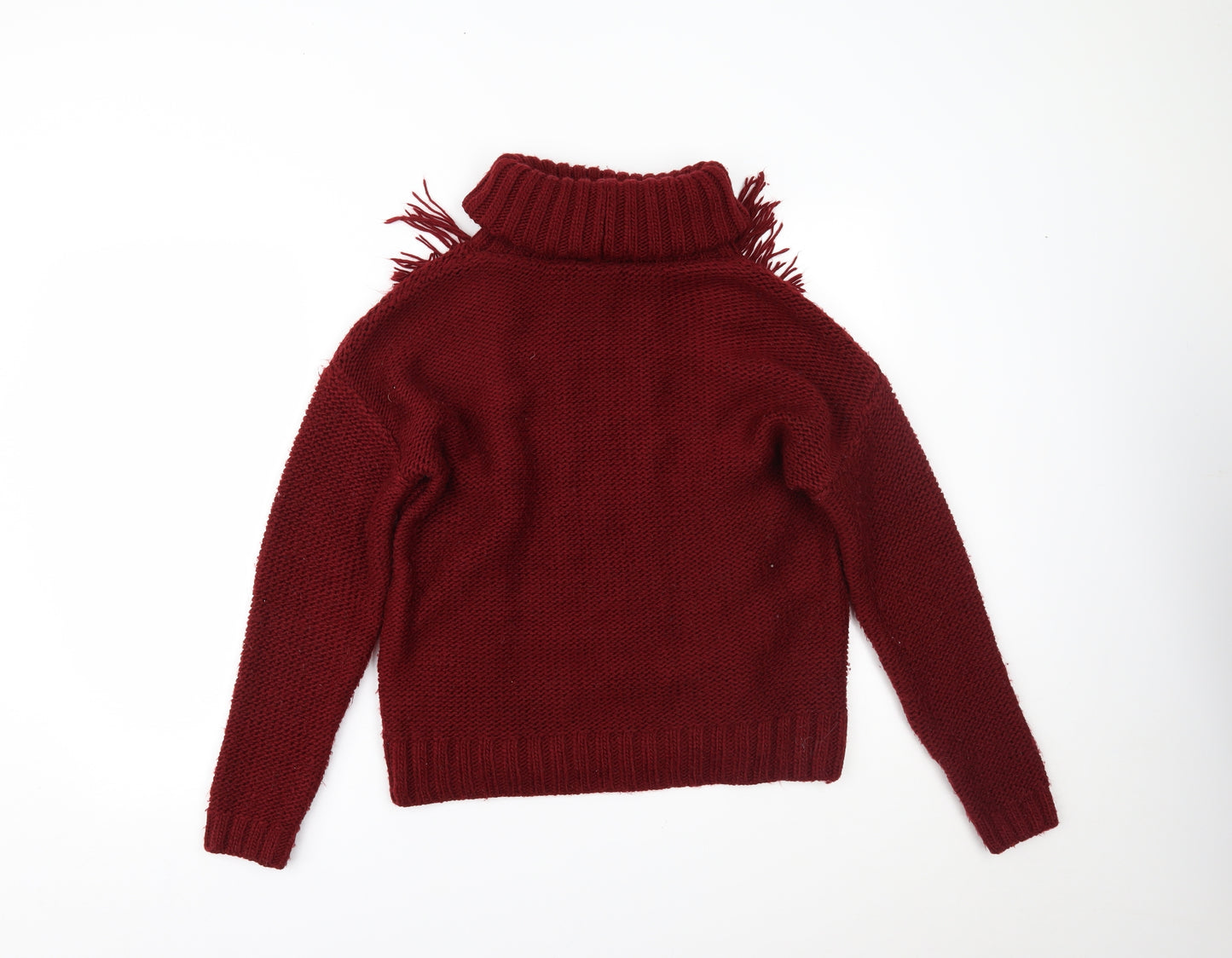 TU Womens Red   Pullover Jumper Size 10