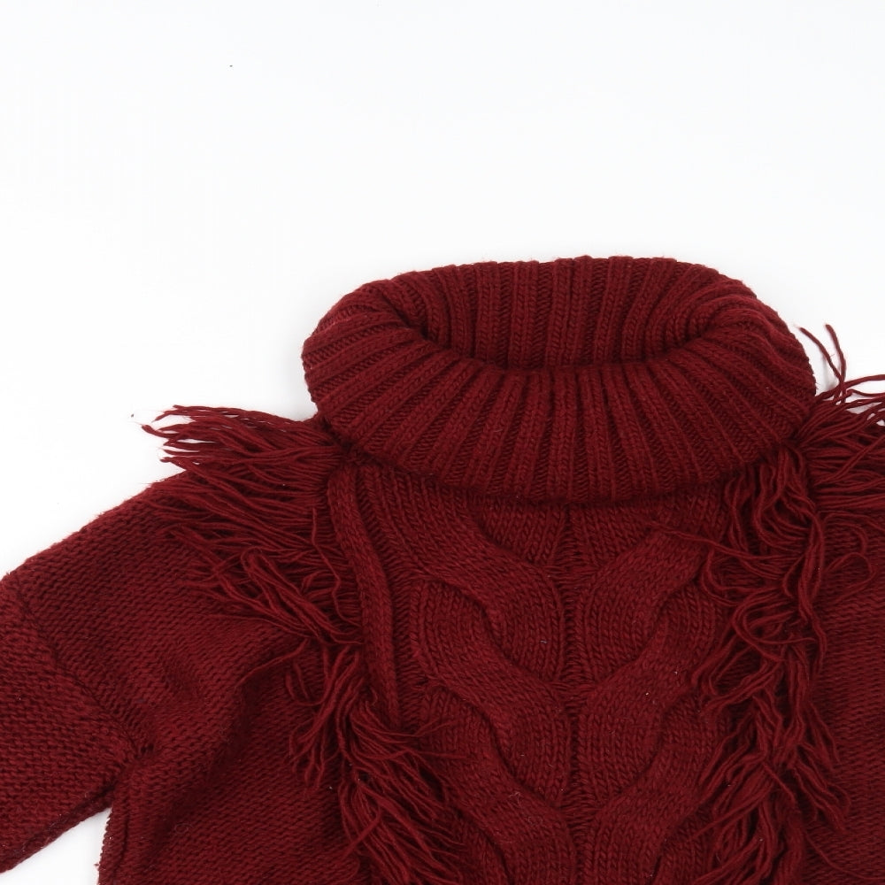 TU Womens Red   Pullover Jumper Size 10