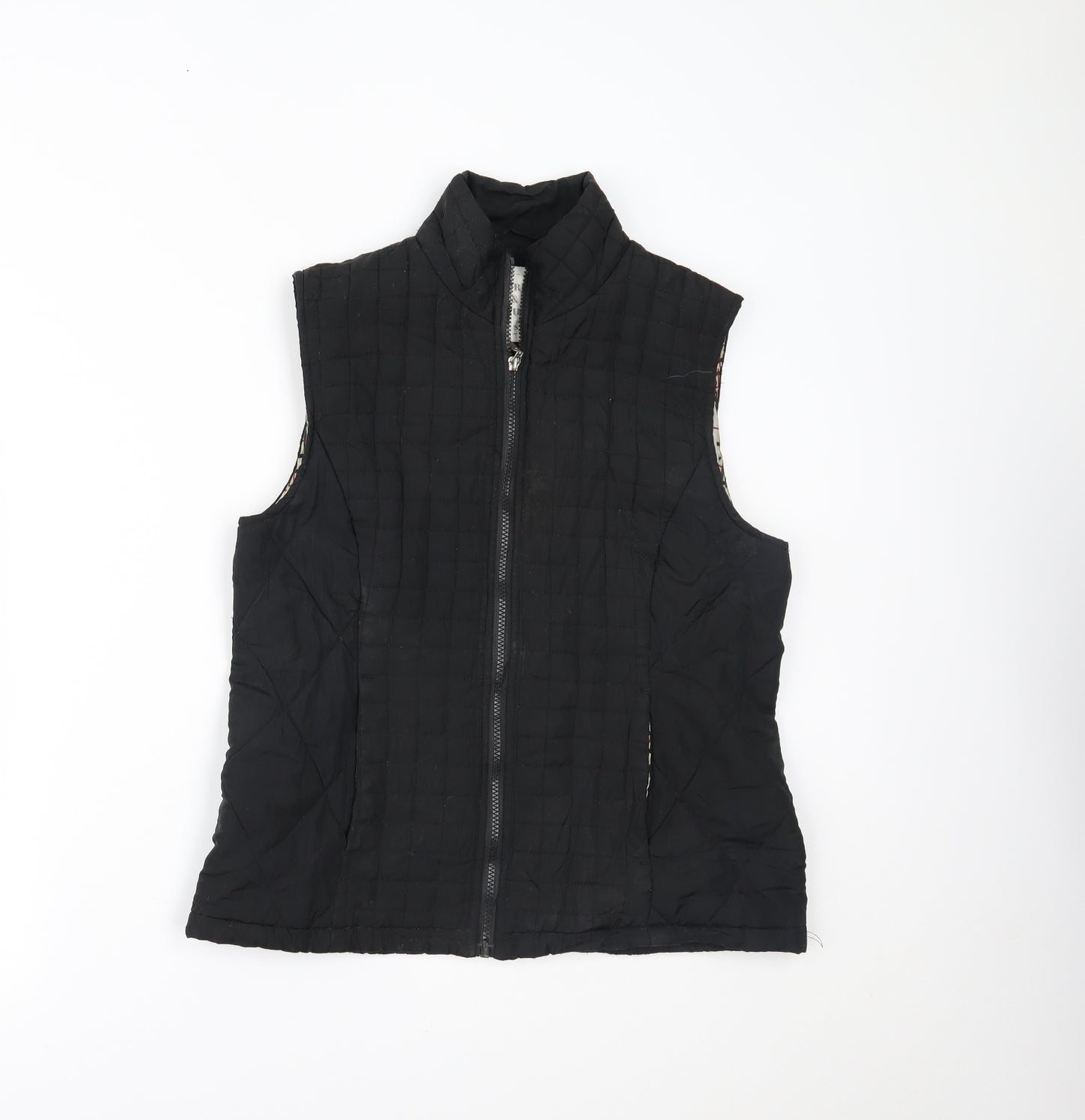 Pure and Natural Womens Black   Gilet Coat Size S