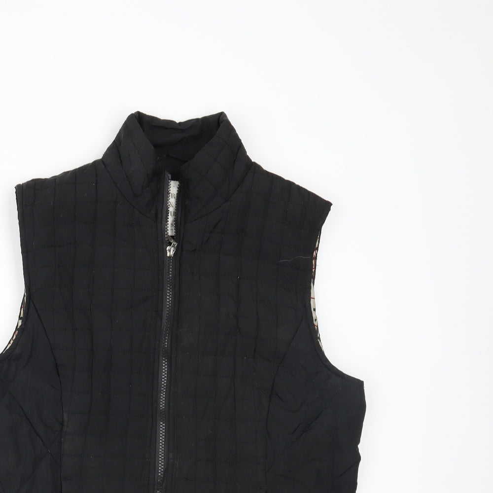 Pure and Natural Womens Black   Gilet Coat Size S