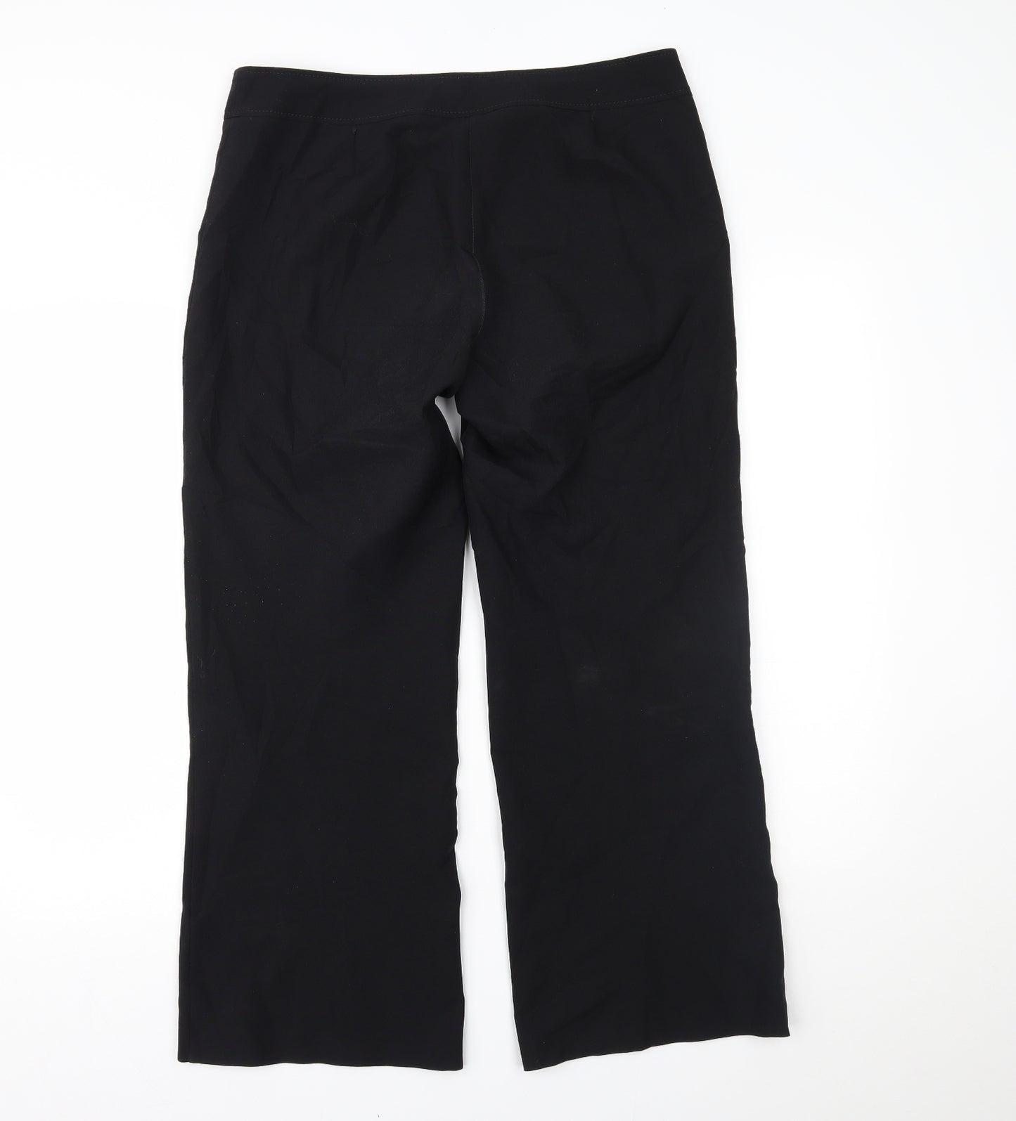 F&F Womens Black   Trousers  Size 12 L25 in