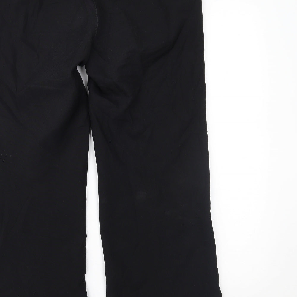 F&F Womens Black   Trousers  Size 12 L25 in