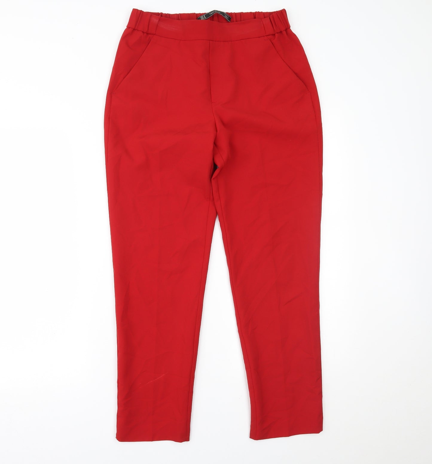 Zara Womens Red   Trousers  Size M L25 in
