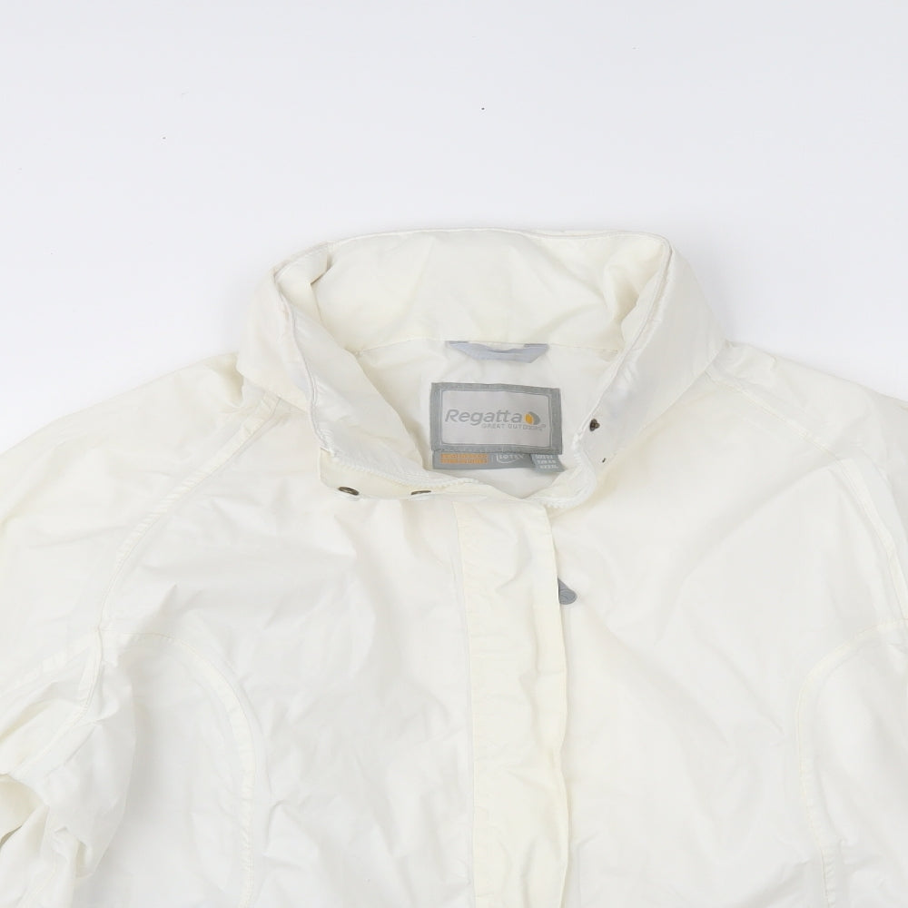 Regatta Womens White   Windbreaker Jacket Size 22